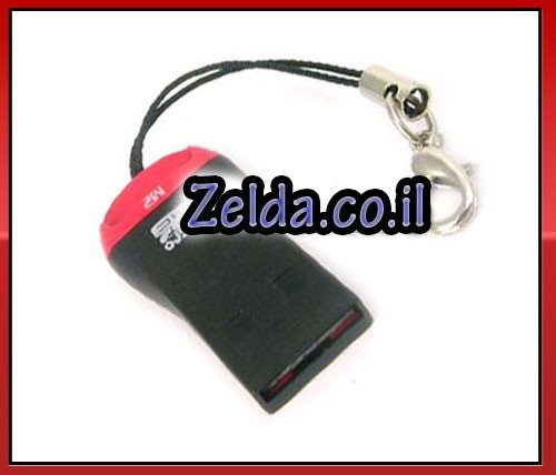 מתאם בין כרטיס זיכרון MicroSD T-Flash TF M2 ל-USB 2.0
