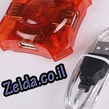 מפצל USB - 4 יציאות
