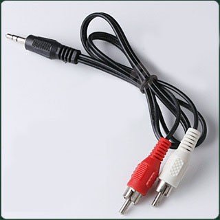 כבל חיבור בין 3.5mm לבין RCA