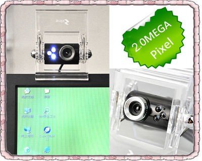 מצלמת אינטרנט / רשת עם קליפס ותאורת לד 2.0 Mega Pixel