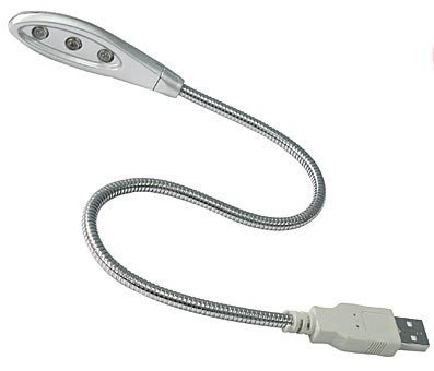 מנורת לד ל-USB עם 3 לדים